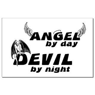 Angel by Day, Devil by Night Mini Poster Print  Angel by Day, Devil
