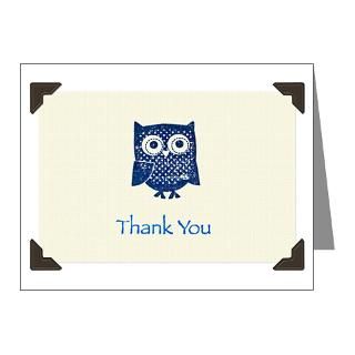  Appreciation Note Cards  Thank You Owl Note Cards (Pk of 10