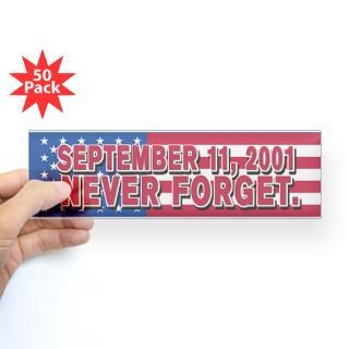 REMEMBER Sept 11 Bumper Stickers (50) for