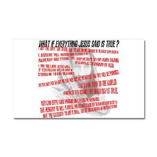 Bible Car Accessories  Everything Jesus Said Car Magnet 20 x 12