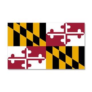 Annapolis Gifts  Annapolis Wall Decals  Maryland State Flag 20x12