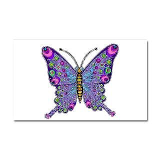 Gifts  Car Accessories  Funky Purple Butterfly Car Magnet 20 x 12