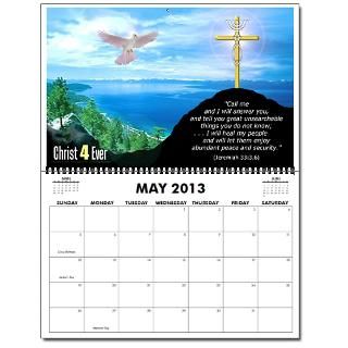 NEW 2013 (12) Month GIANT GRAPHIC 2013 Wall Calendar by faiththings