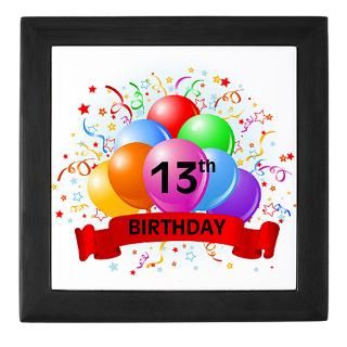 13 Gifts  13 Home Decor  13th Birthday BB Keepsake Box