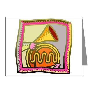 Band Gifts  Band Note Cards  French Horn Note Cards (Pk of 20)