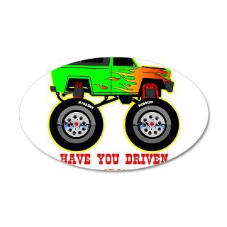Wheel Drive Gifts  4 Wheel Drive Wall Decals  Big Green Monster