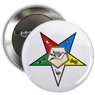 Eastern Star Gifts  Eastern Star Buttons  OES Warder 2.25 Button