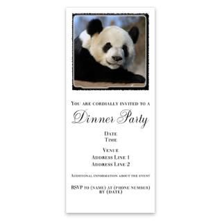 Giant Panda Bear 25 Invitations for $1.50