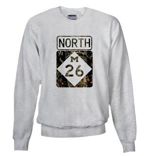 Country Sweatshirts & Hoodies  UP North Michigan M 26 Sweatshirt