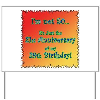 Happy 50th Birthday Yard Signs