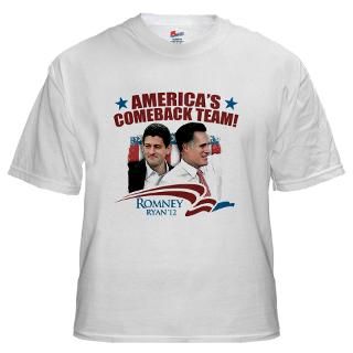 Americas Comeback Team designs on T shirts by RightWingStuff