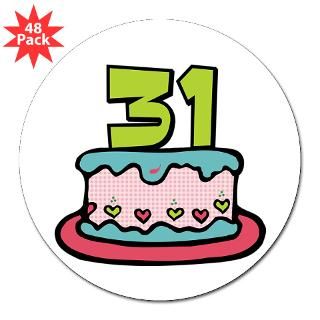 31St Birthday Party Stickers  Car Bumper Stickers, Decals