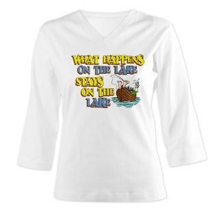 What Happens on the Lake : Fishing T shirts & Gifts by The Fishing