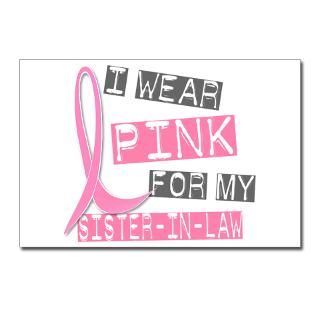 Wear Pink For My Sister In Law 37 Postcards (Pac for $9.50