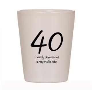 40 Gifts  40 Kitchen and Entertaining  40th Birthday Shot Glass