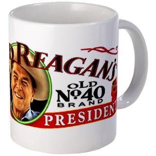 Ronald Reagans   No. 40 Mug