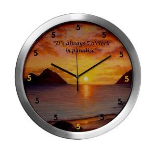 Morning Stretch Modern Wall Clock for $42.50