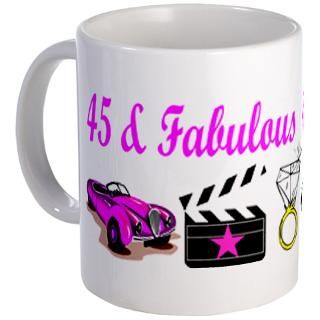 45Th Birthday Mugs  Buy 45Th Birthday Coffee Mugs Online