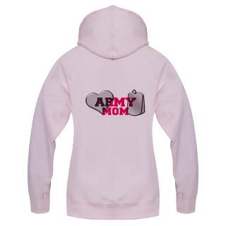Army Gifts  Army Sweatshirts & Hoodies  Army Mom Heart Dogtag Zip