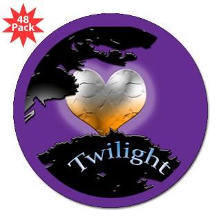 Twilight New Moon 3 Lapel Sticker (48 pk)