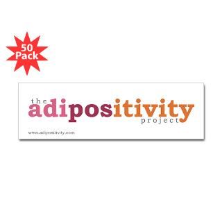 Adipositivity Project Bumper Sticker 50 pack