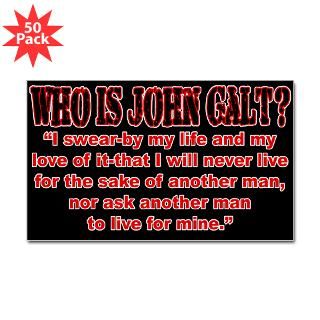 Who is John Galt Sticker (50 pack)