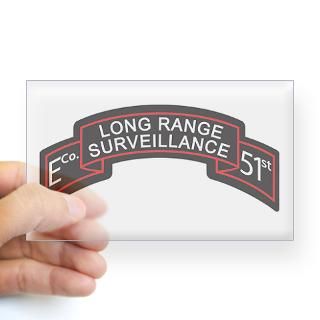 Co 51st Infantry LRS Scroll Rectangle Decal for $4.25