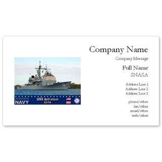 USS Antietam CG 54 Business Cards for $0.19
