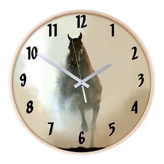 Misty Horse Wall Clock for $54.50