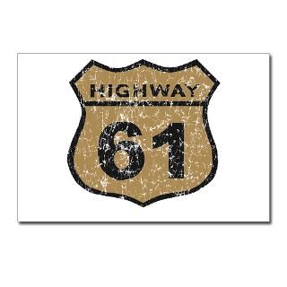 Retro Look Hwy 61 Road Sign Postcards (Package of for $9.50