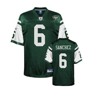 Mark Sanchez Youth Jersey Reebok Green Replica #6 for $59.99