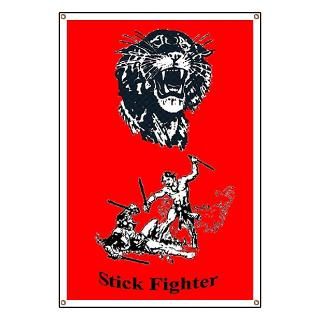 Tiger & Stick Fighters Banner for $59.00