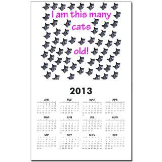 60 Cats Old Calendar Print for $10.00