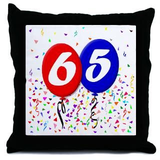 65 Gifts > 65 More Fun Stuff > 65th Birthday Throw Pillow