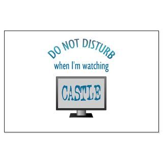 Do Not Disturb Watching Castle Large Poster