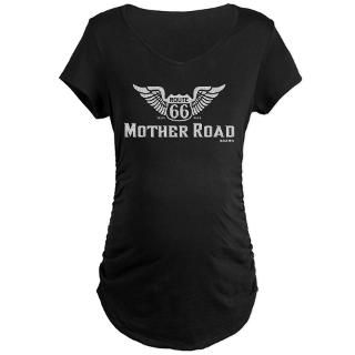 Mother Road   Route 66 Maternity Dark T Shirt