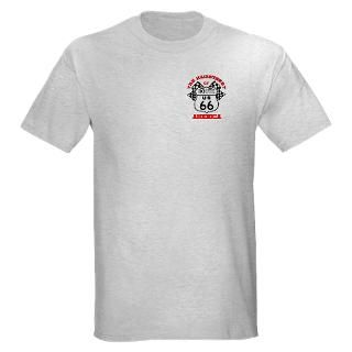 Route 66 Mainstreet Ash Grey T Shirt