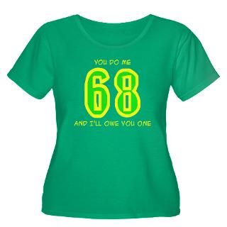 68 Womens Plus Size Scoop Neck Dark T Shirt