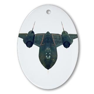 SR 71 Blackbird Ornament (Oval) for $12.50