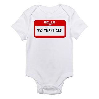 70 Years Old Gifts  70 Years Old Baby Clothing