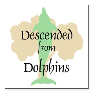 Descended from Dolphins  Dolphinkind Dolphin T shirts and Gifts