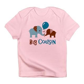 Announcement Gifts  Announcement T shirts  Big Cousin   Elephant