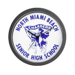 NMB Chargers Wall Clock > North Miami Beach Senior High School