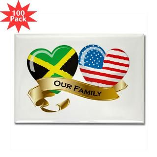Jamaica/USA Flag Heart_Our Family  SouperTees Shop