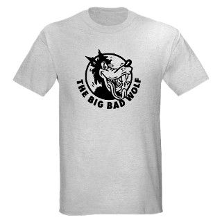 The Big Bad Wolf Ash Grey T Shirt by eteez