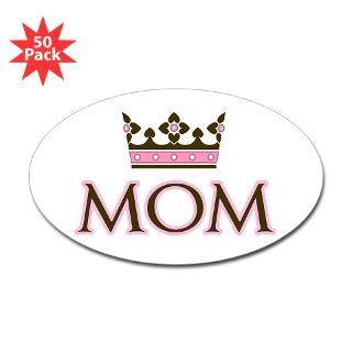 queen mom oval sticker 50 pk $ 87 99