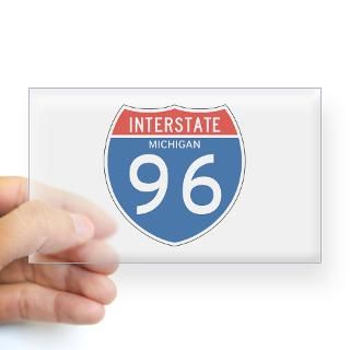 Interstate 96   MI Rectangle Decal for $4.25