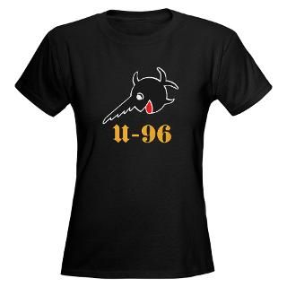 German Submarine U 96 Womens Dark T Shirt
