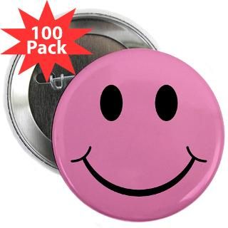 pink smiley face 2 25 button 100 pack $ 124 98