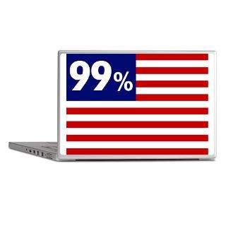 99 Percent Occupy Wall Street Flag Laptop Skins